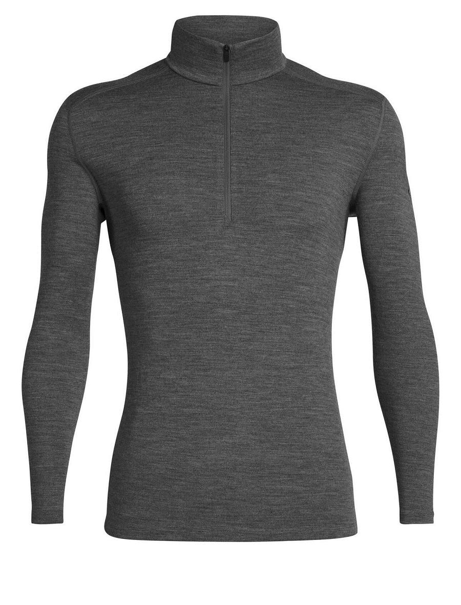 Icebreaker Merino 260 Tech Long Sleeve Half Zip Thermal Top Miesten Base Layers Harmaat | FI 1386ILHS